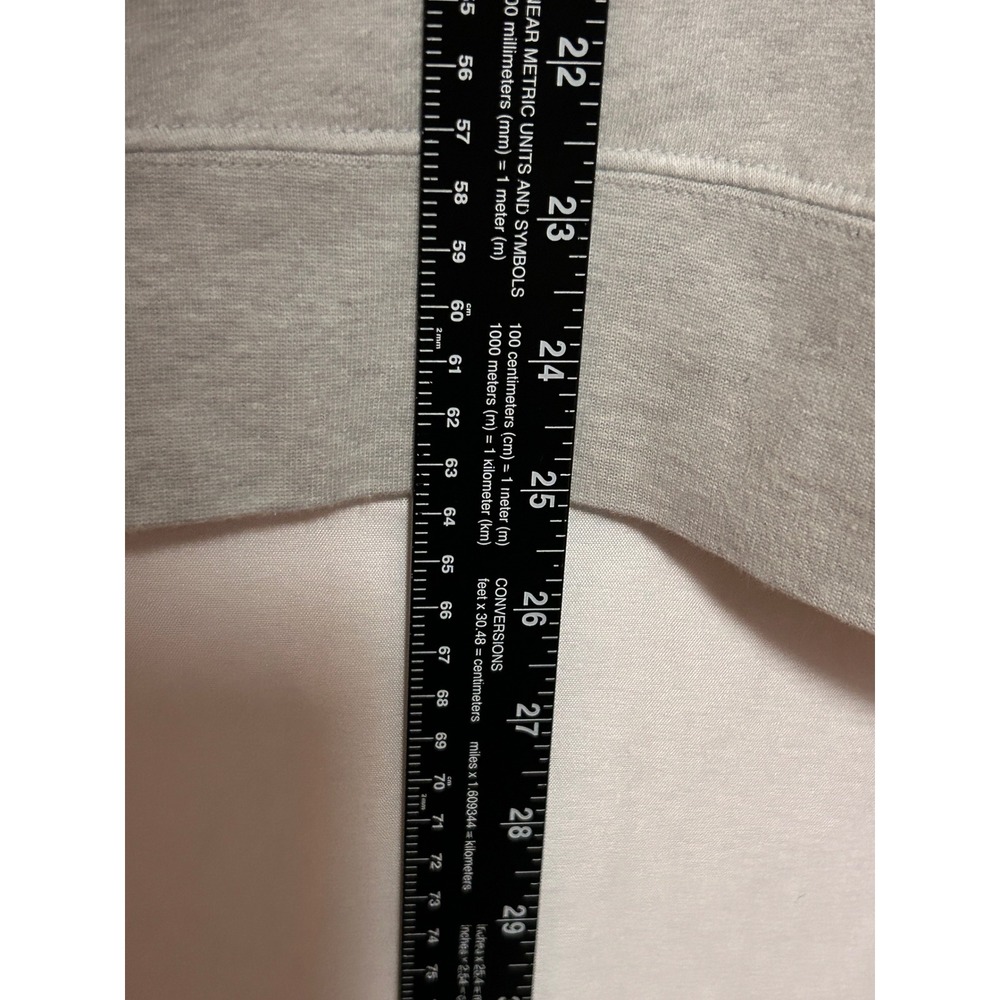 Disney Store Winnie the Pooh Merry Christmas Sweatshirt Gray Mens M Embroidered - Picture 6 of 7